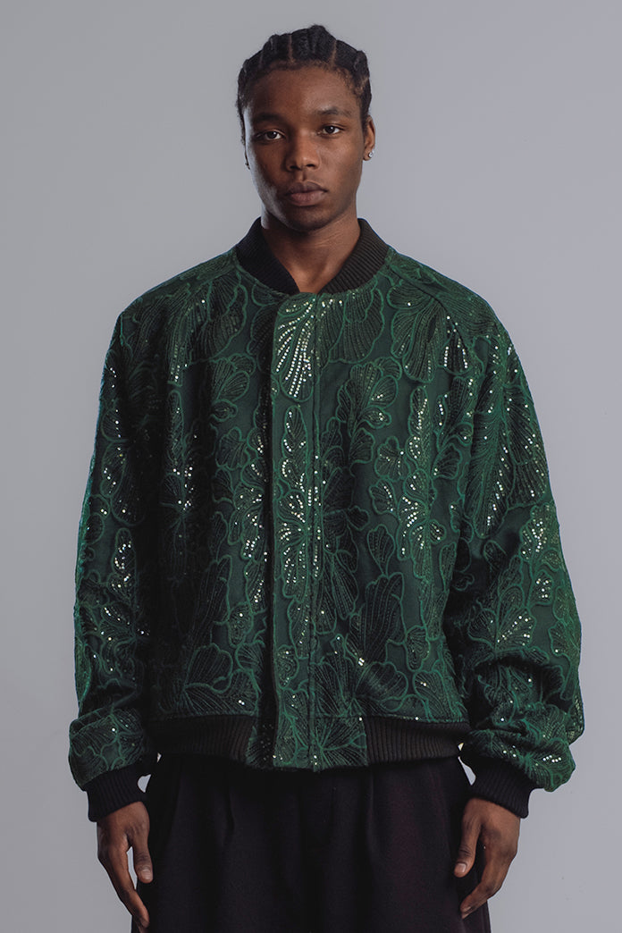 IYE GREEN BOMBER REVERSIBLE