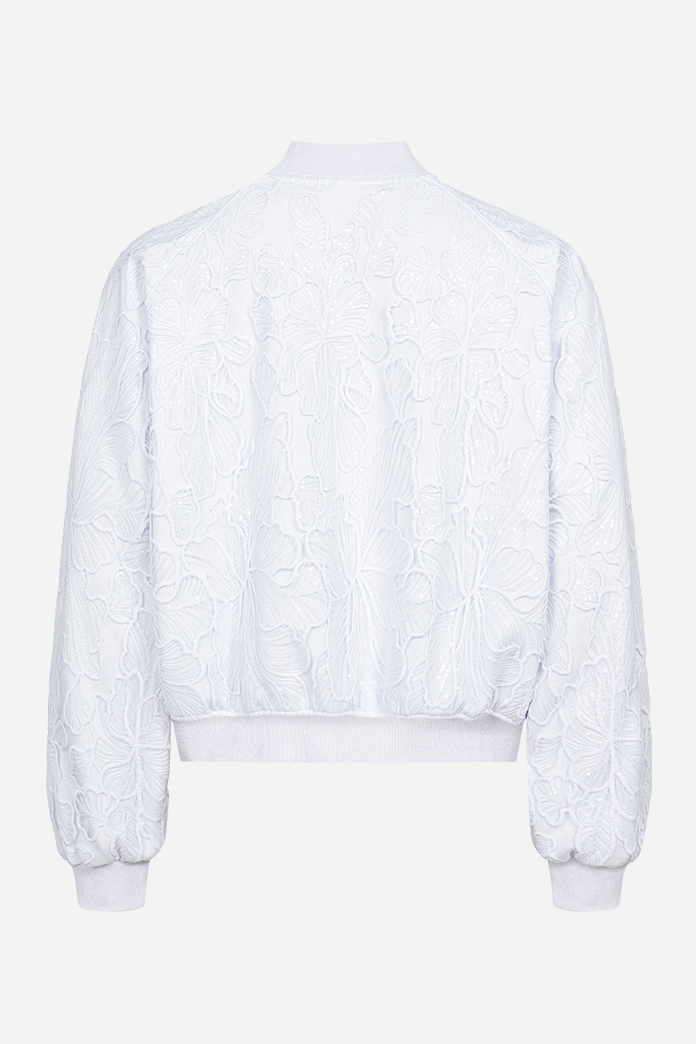 IYE WHITE BOMBER REVERSIBLE