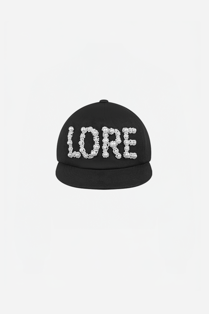 Pearls Cap 5-Panel B/W