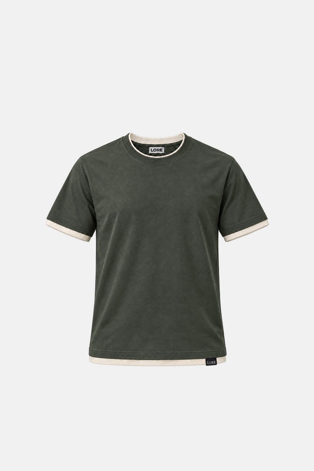 Two-Layer T-Shirt Khaki