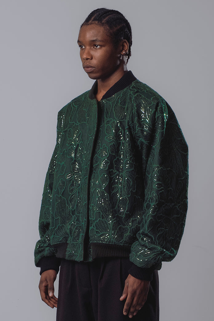 IYE GREEN BOMBER REVERSIBLE